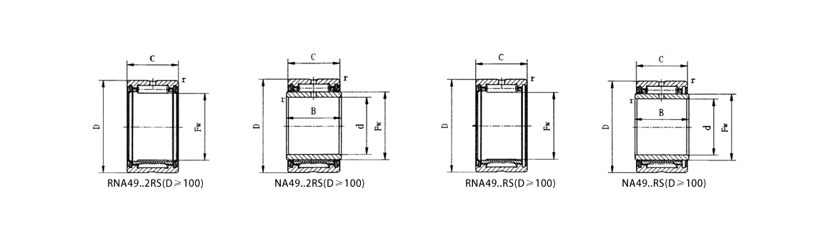 RNA49..2RS(D≥100) | NA49..2RS(D≥100) |  RNA49..RS(D≥100) | NA49..RS(D≥100)