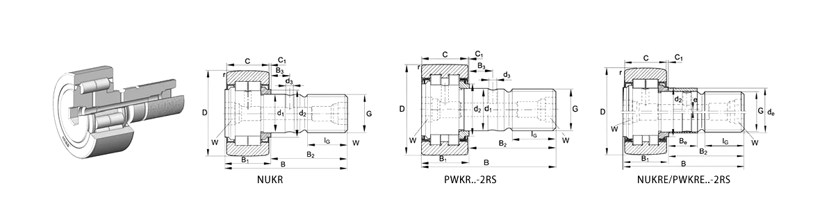 NUKR | PWKR..-2RS | NUKRE/PWKRE..-2RS